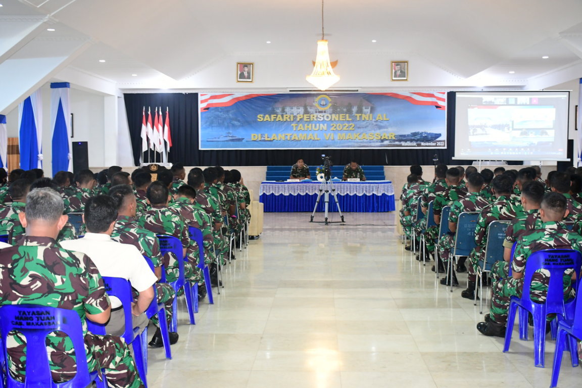 Safari Personel Tni Al Ta 2022 Di Lantamal Vi Makassar – Lantamal Vi