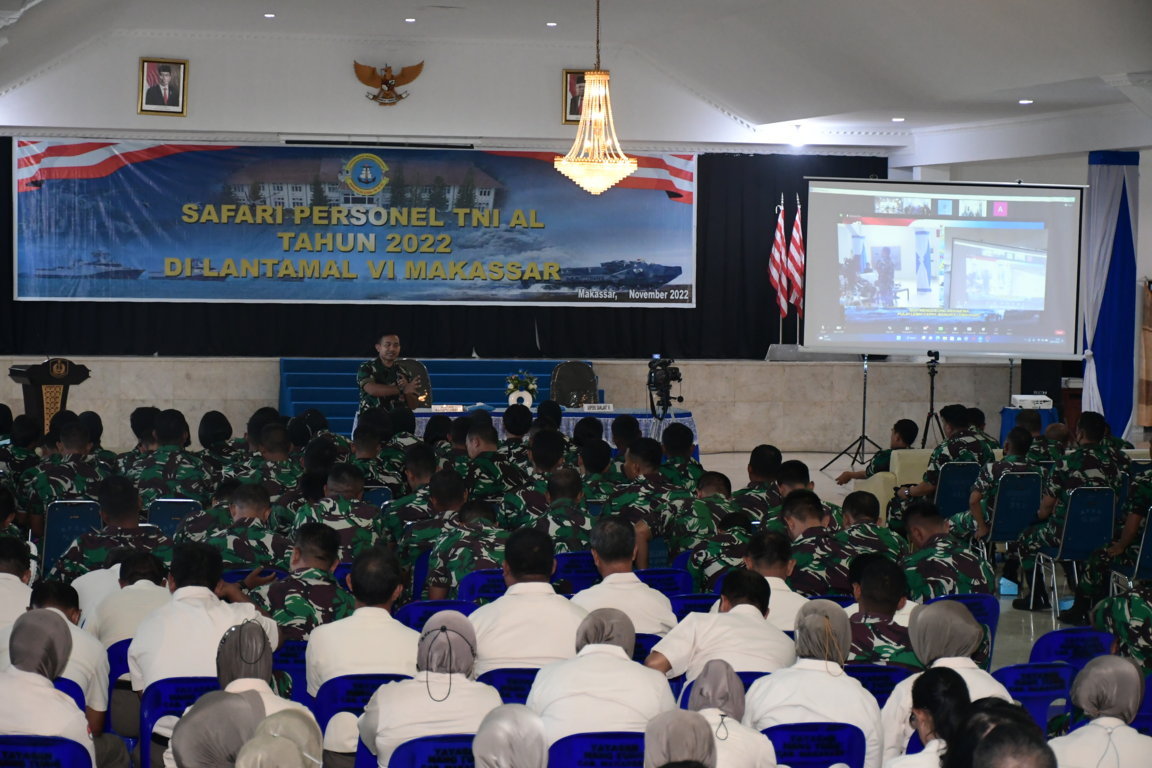 Safari Personel Tni Al Ta 2022 Di Lantamal Vi Makassar – Lantamal Vi