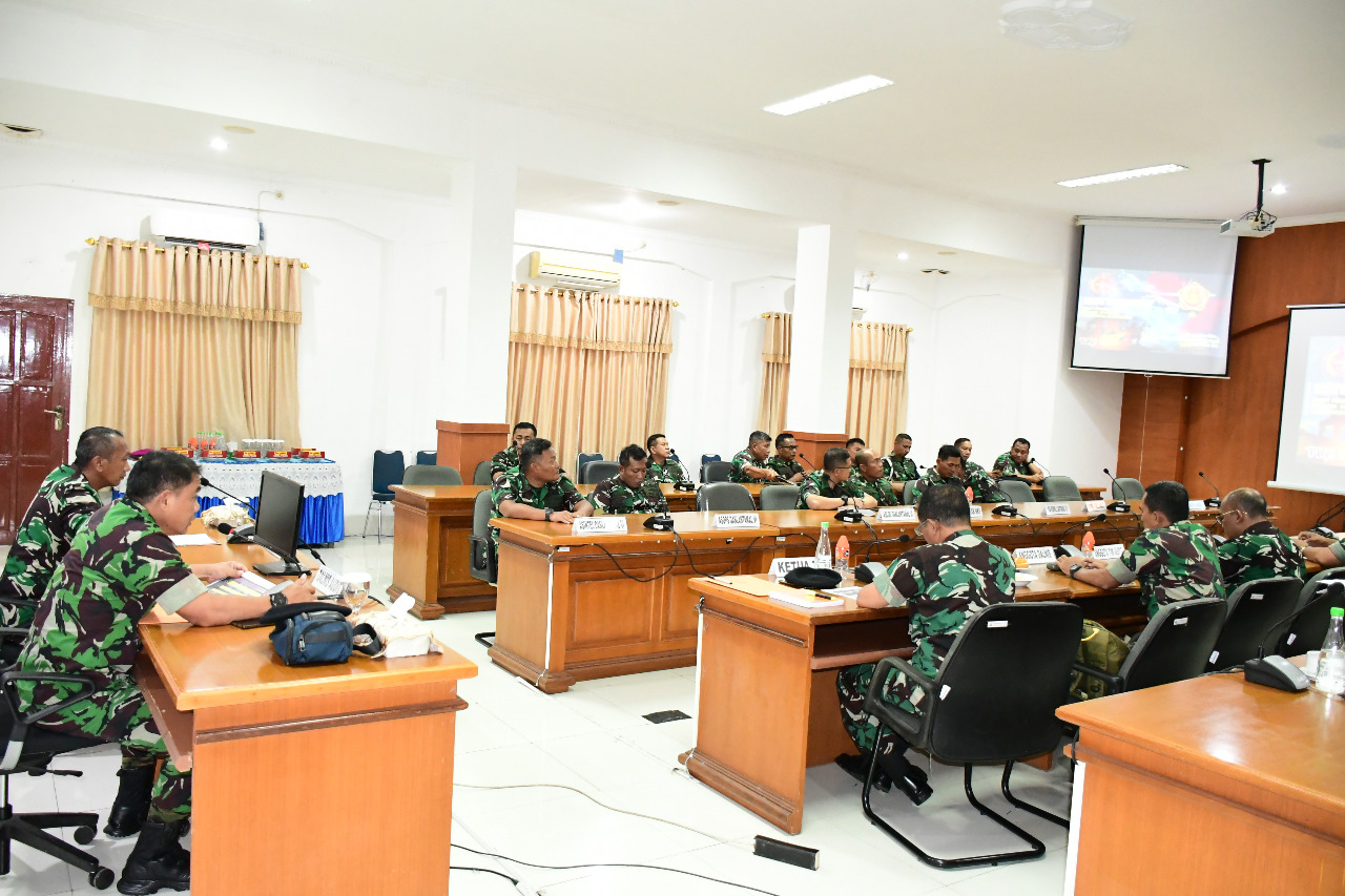 Lantamal Vi Makassar Ikuti Taklimat Akhir Tim Audit Kinerja Itjen Tni Tahun Lantamal Vi