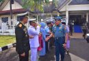 Danlantamal VI Makassar Mengantar Panglima TNI