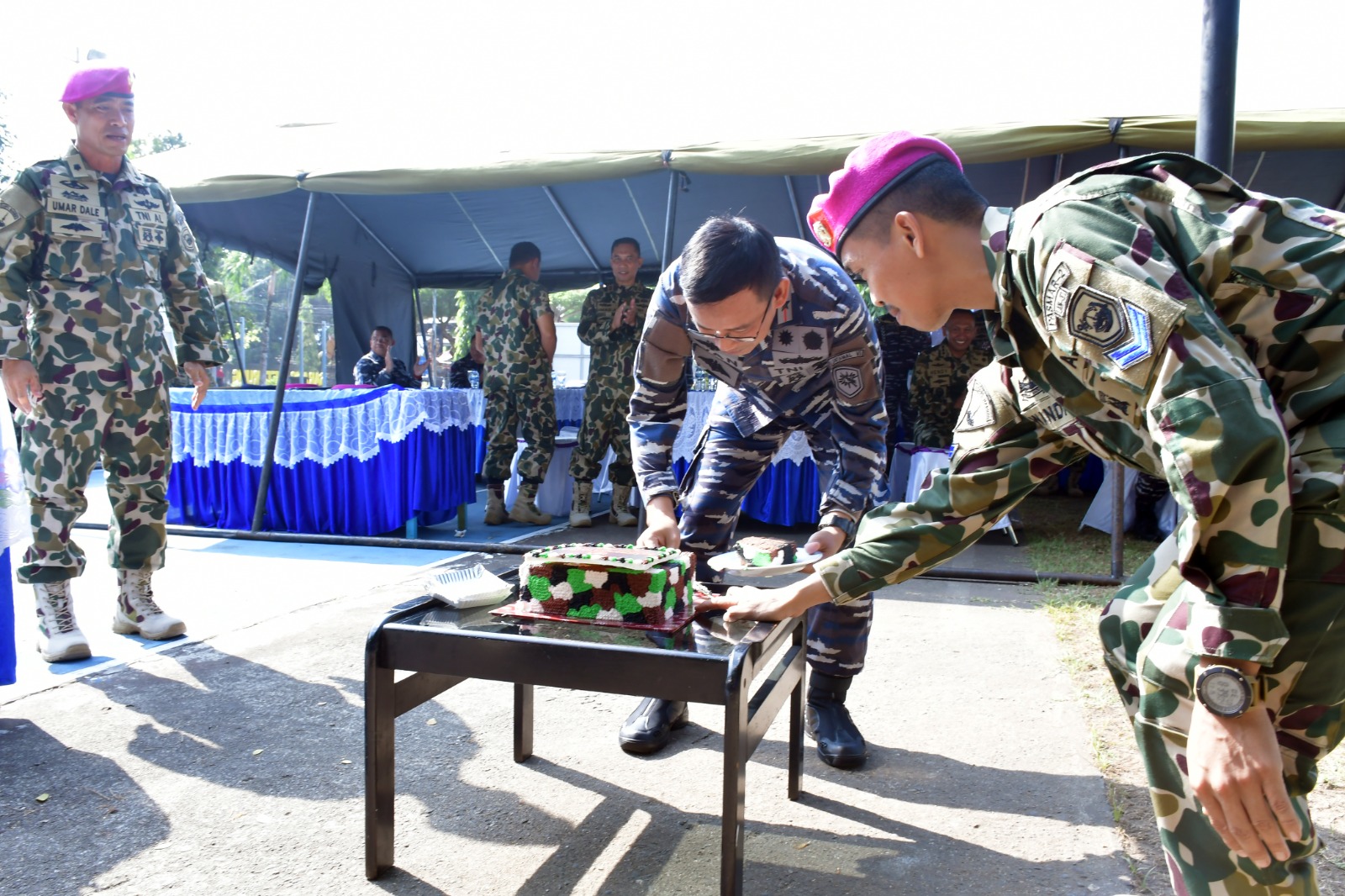 Danlantamal Vi Hadiri Syukuran Hut Ke 78 Korps Marinir Tahun 2023 Di