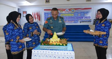 Lantamal VI Makassar Gelar Syukuran HUT ke-52 KORPRI dengan Tema “KORPRIKAN INDONESIA”