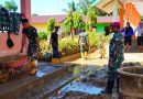 Peduli Bencana, Satgas Gulben Lantamal VI Makassar Laksanakan Pembersihan Area Sekolah di Luwu-Sulsel