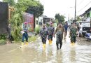 Danlantamal VI Makassar Tinjau Lokasi Banjir Kecamatan Manggala