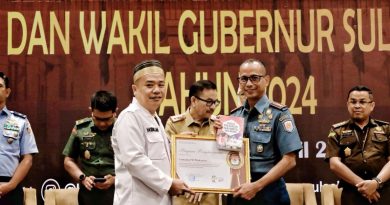 Wadan Lantamal VI  Makassar Hadiri Rakor Evaluasi Tahapan Pilgub Sulawesi Selatan Tahun 2024