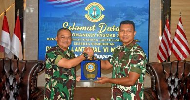 Danlantamal VI Menerima Kunjungan Danpasmar 2