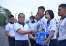 Danlantamal VI Makassar Beri Penghargaan Pada Personel Atlet yang Berprestasi dan Miliki Rasa Kemanusiaan serta Loyalitas Tinggi Pada Satuan