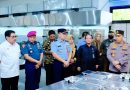 Danlantamal VI Sambut Dan Dampingi Kapolri Kunker Di Sulsel