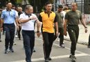 Danlantamal VI Makassar Hadiri Olahraga Bersama Hari Bayangkara ke-79 Tahun 2025