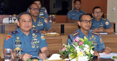 Lantamal VI Makassar Ikuti Sosialisasi Kemhan RI Tentang Kebijakan Penataan Wilayah Pertahanan