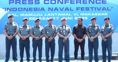 Danlantamal VI Makassar Laksanakan Press Conference Jelang Indonesia Naval Festival Tahun 2025