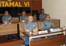 Danlantamal VI Makassar Ikuti Vicon Pemusnahan Serentak Barang Bukti Ilegal Hasil Tangkapan TNI AL
