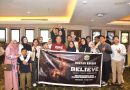 Danlantamal VI Beserta Ketua Korcab VI DJA II Bersama Masyarakat Kota Makassar Nobar Film Believe