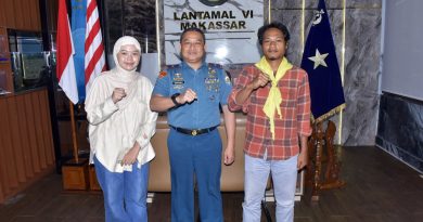 Danlantamal VI Dukung Korpala Unhas Berlayar Ribuan Mil lintasi 4 Negara Gunakan Perahu Sandeq