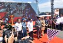 Wadan Lantamal VI Makassar Hadiri Launching Bus Trans Propinsi Sulsel di CPI Makassar 