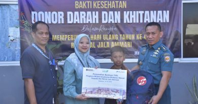 Bakti Kesehatan Donor Darah dan Khitanan Peringatan HUT Ke-48 RS Jala Ammari Lantamal VI